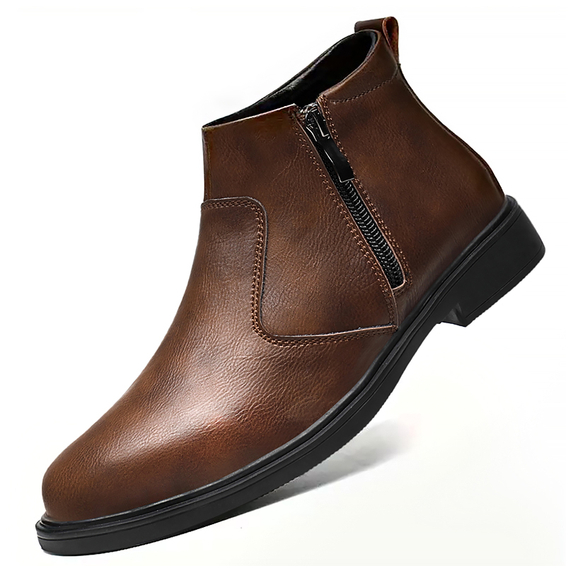 Men Shoes Formal - Autumn and Winter New High-Top Leather