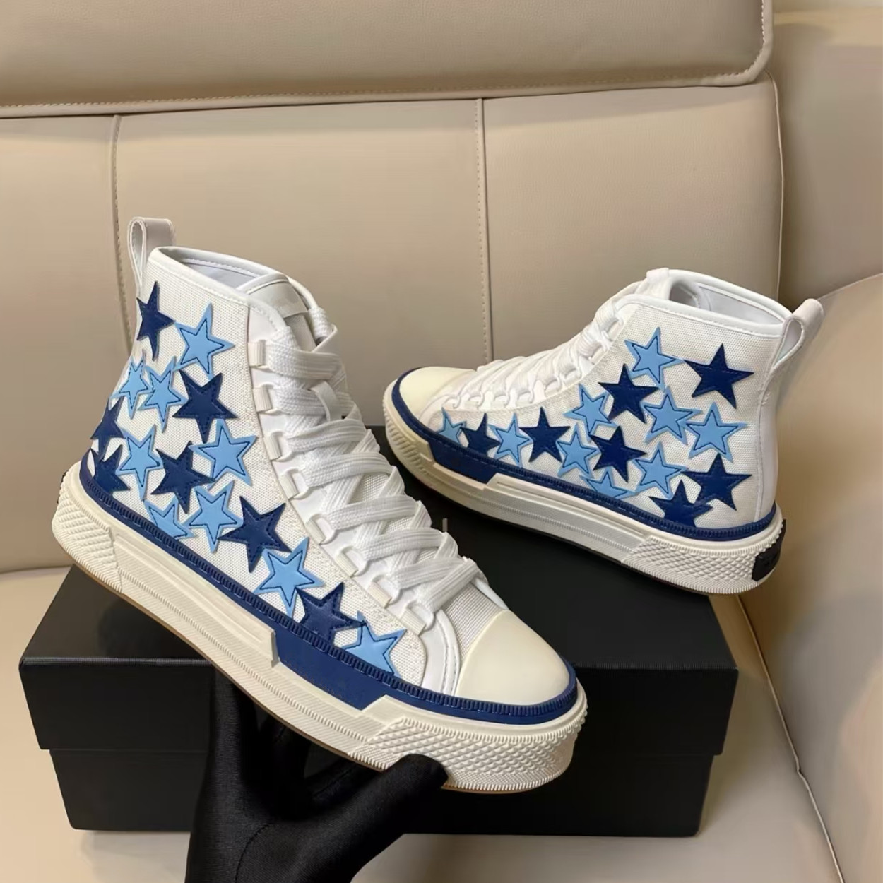 Men Shoes Formal - High top canvas shoes for men,