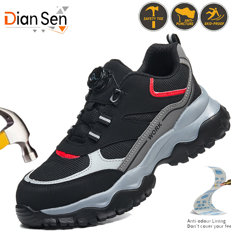 Men Shoes Type - Indestructible Shoes Men's Rotary Button Safety