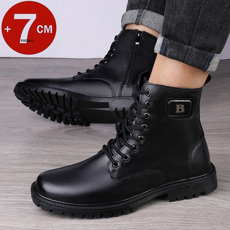 Men's Genuine Leather Elevator - Men Shoes Formal review and price
