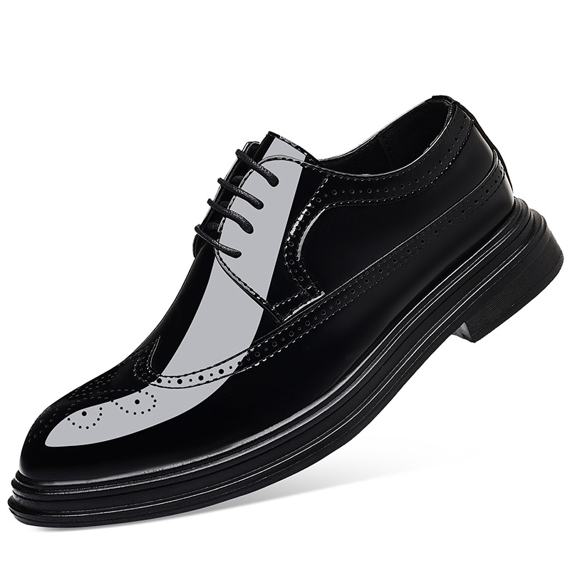 Men's Patent Leather Brogue Dr - Men Shoes Formal review and price