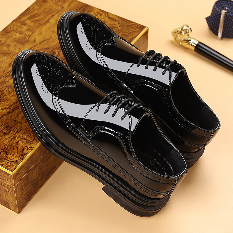 Men's Patent Leather Brogue Dr - Men Shoes Formal review and price