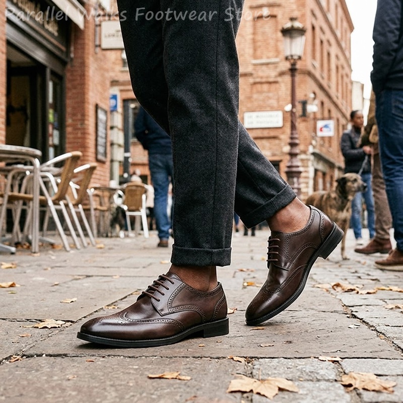 Men Brogue Derby Shoes Formal  - Men Shoes Formal review and price