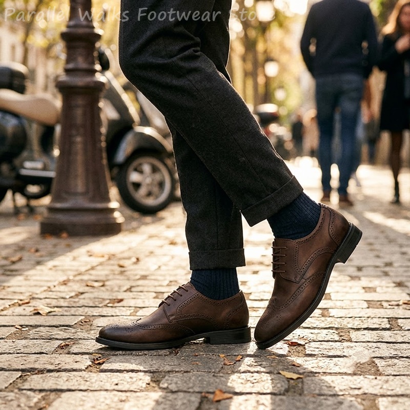 Men Brogue Derby Shoes Formal  - Men Shoes Formal review and price