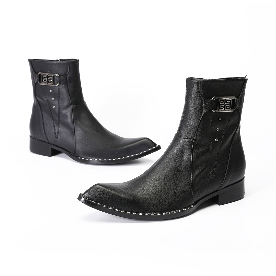 fashion black pointed toe men  - Men Shoes Formal review and price