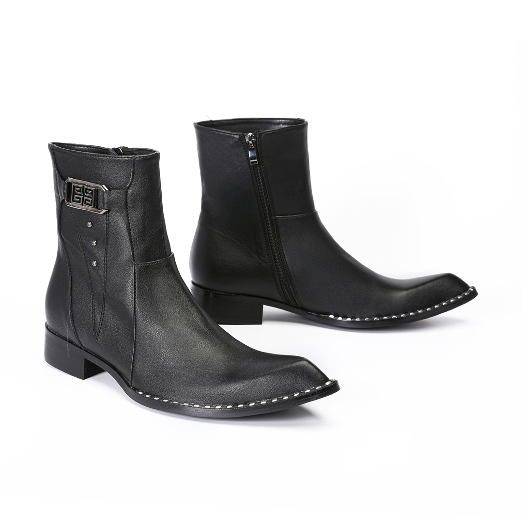 fashion black pointed toe men  - Men Shoes Formal review and price