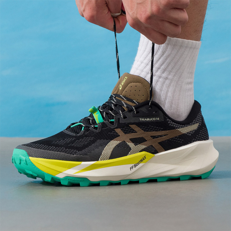 Asics  Men TRABUCO 14 Black Br - Men'S Shoes Yellow And Black review and price