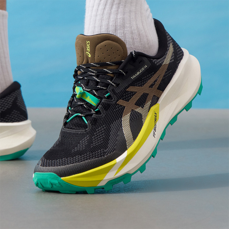 Asics  Men TRABUCO 14 Black Br - Men'S Shoes Yellow And Black review and price