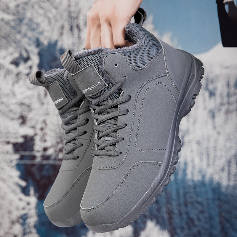 Winter Men's Boots Warm Plush  - Men Shoes Everyday review and price