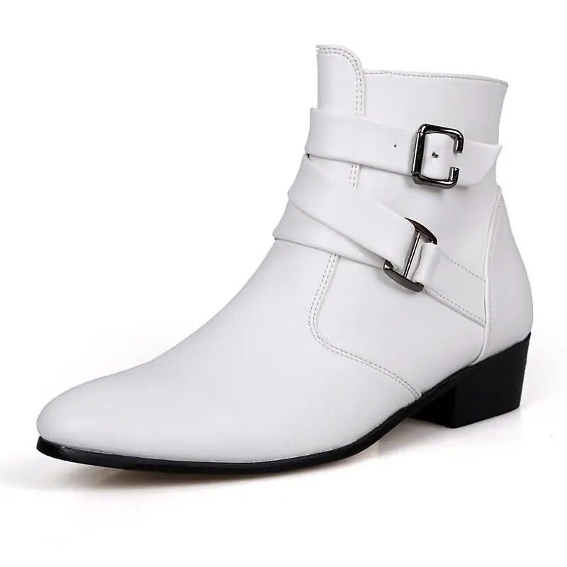 New Men's Boots Leather Chelse - Men Shoes Formal review and price