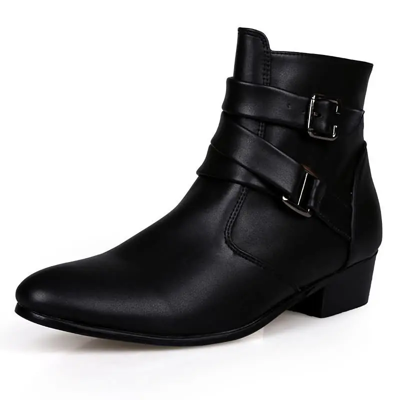 New Men's Boots Leather Chelse - Men Shoes Formal review and price