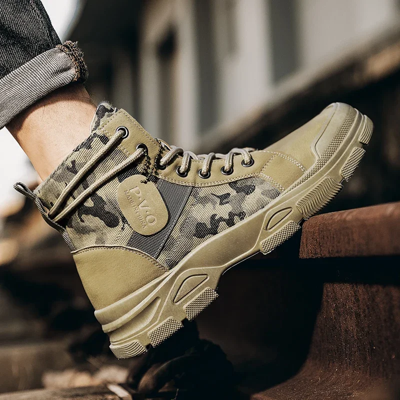 High-Top Boots for Men Autumn  - Men Shoes Everyday review and price