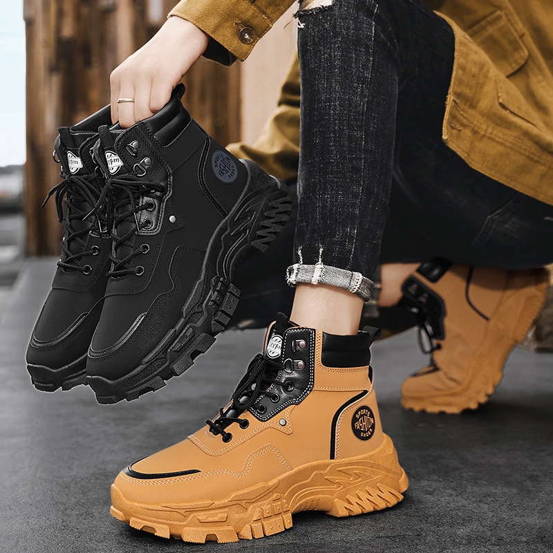 2025 New Men's Yellow Black Hi - Men'S Shoes Yellow And Black review and price