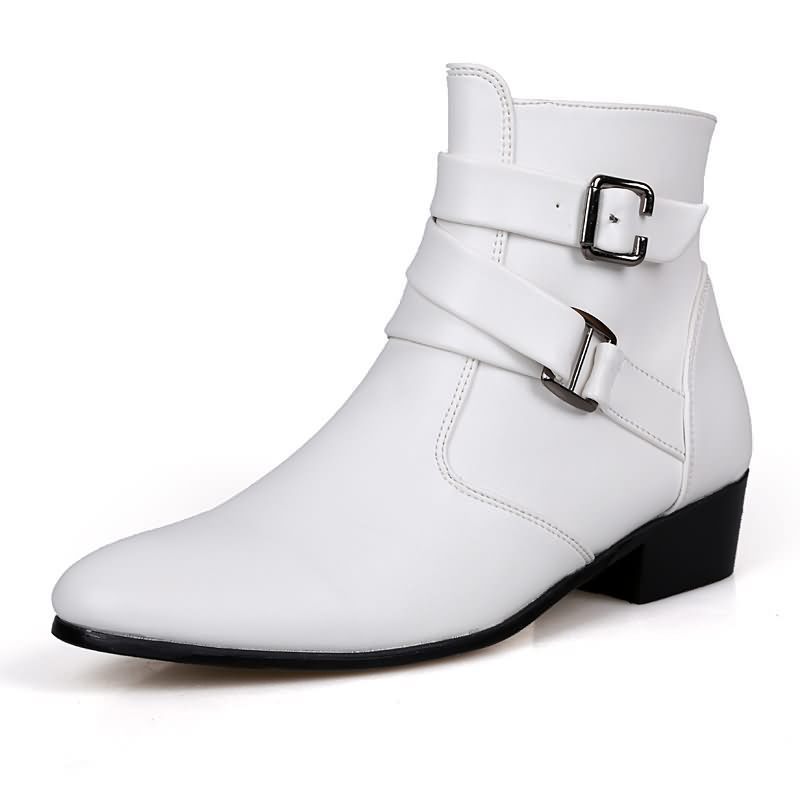 Luxury Men Boots Leather Chels - Men Shoes Formal review and price