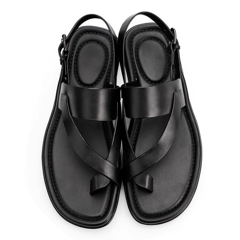 Genuine Leather Mens Sandals L - Men'S Shoes Size 43 In Us review and price
