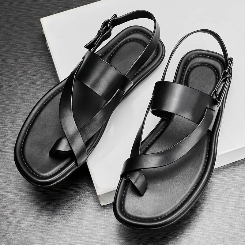Genuine Leather Mens Sandals L - Men'S Shoes Size 43 In Us review and price