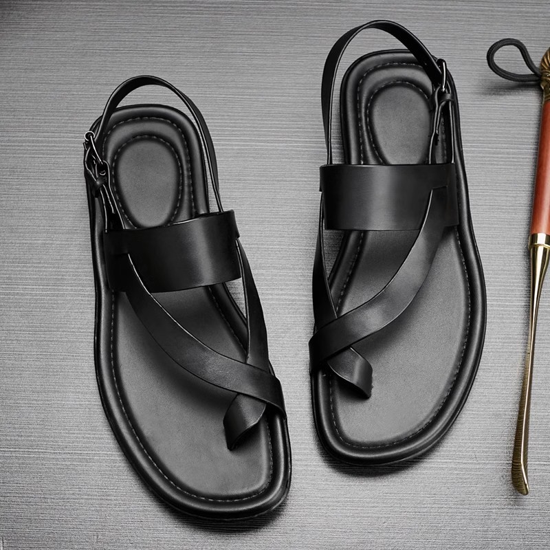 Genuine Leather Mens Sandals L - Men'S Shoes Size 43 In Us review and price