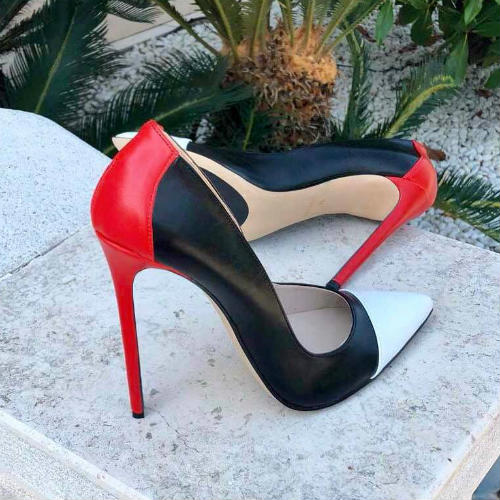 Sexy Pointed Toe Patchwork Dre - Men'S Shoes Yellow And Black review and price