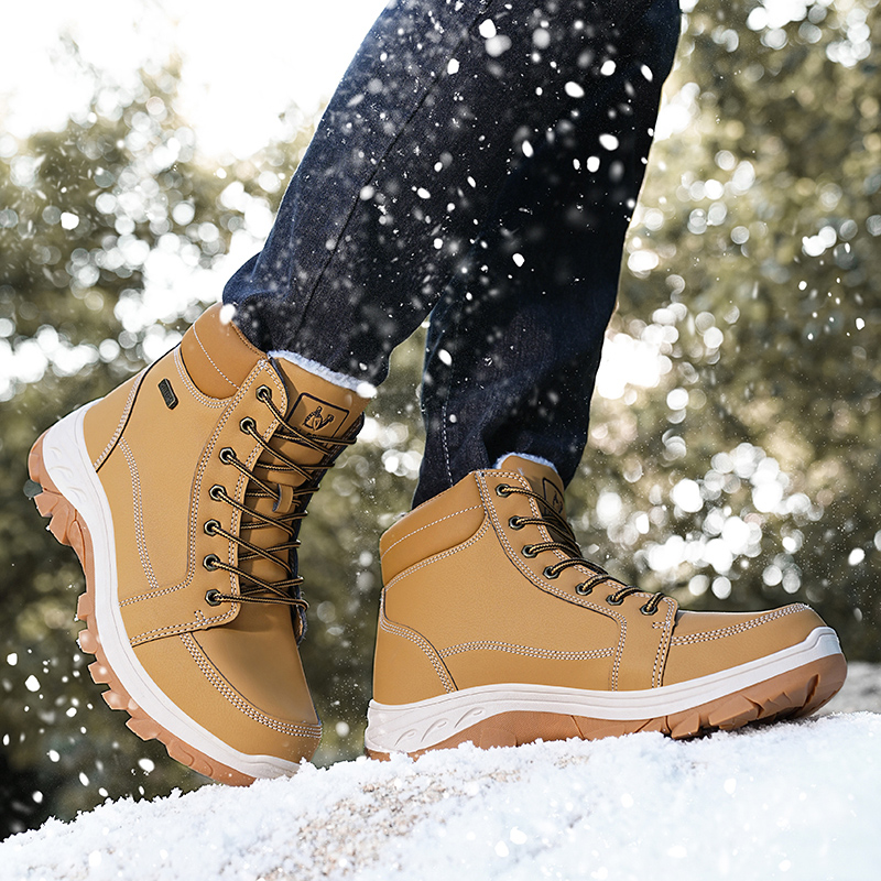 Men Boots All Season Outdoor W - Men'S Shoes Yellow And Black review and price