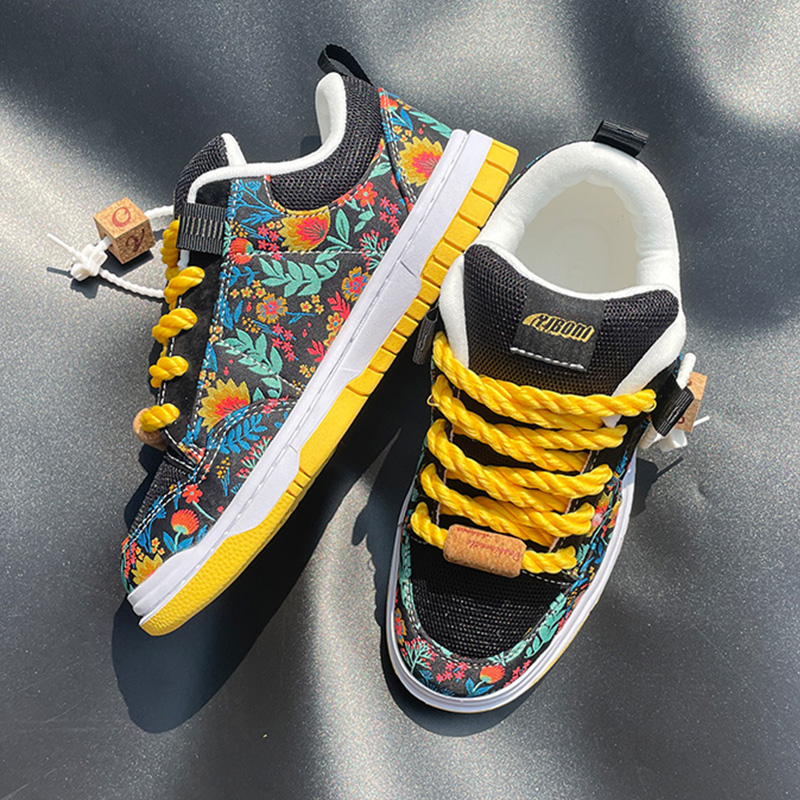 New Black and Yellow Printed L - Men'S Shoes Yellow And Black review and price