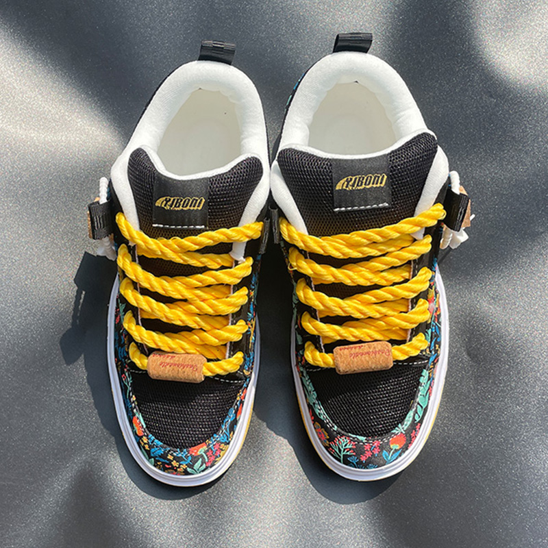 New Black and Yellow Printed L - Men'S Shoes Yellow And Black review and price