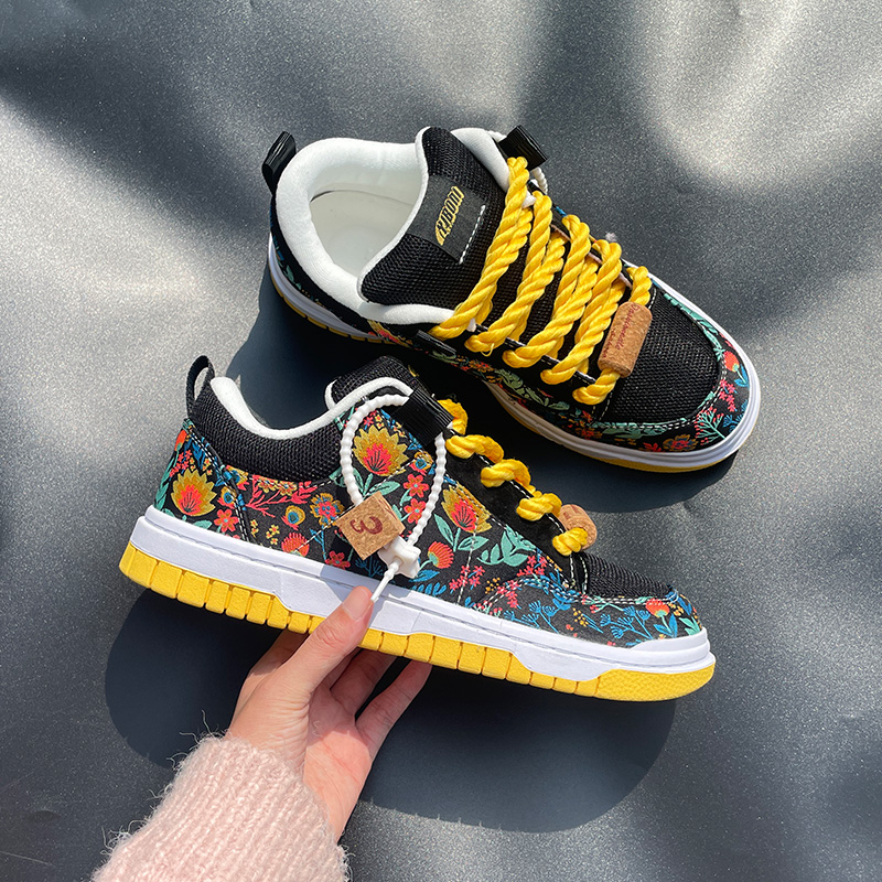 New Black and Yellow Printed L - Men'S Shoes Yellow And Black review and price