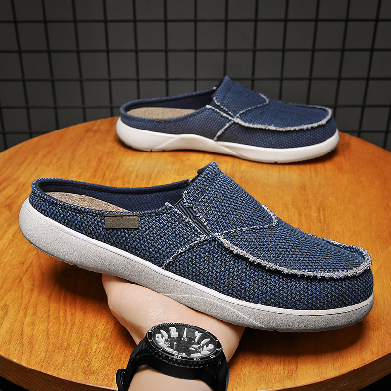 Canvas Slip on Half Shoes for  - Men Shoes Xxl review and price