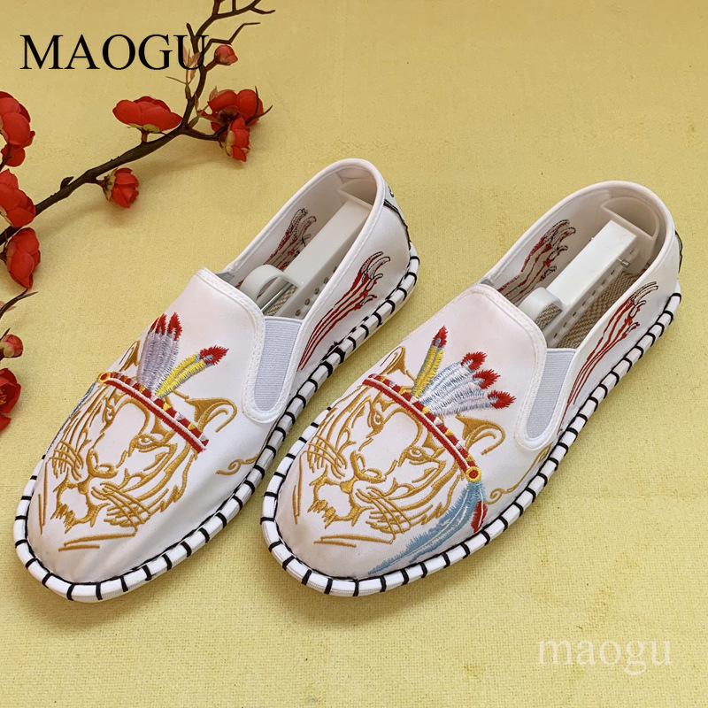 Unisex Chinese Style Embroider - Men Shoes Loafers review and price