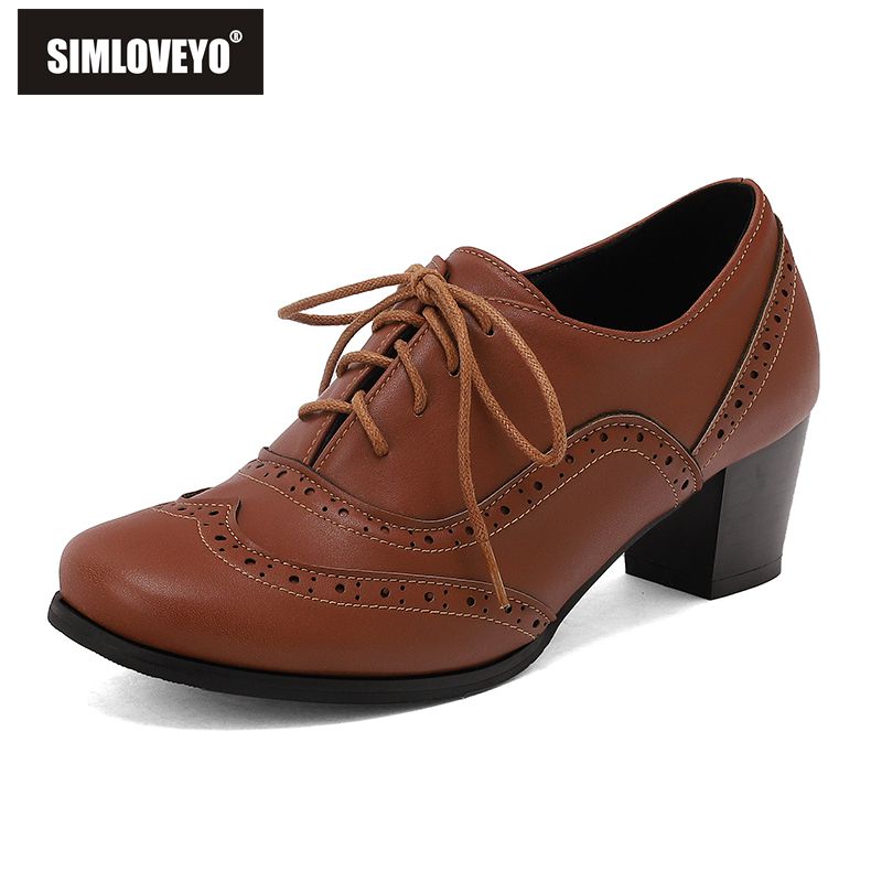 SIMLOVEYO New Brown Women Pump - Men'S Shoes Size 43 In Us review and price