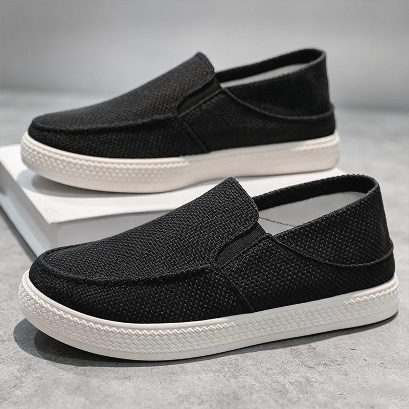 Men Linen Slip On Loafers Brea - Men Shoes Loafers review and price