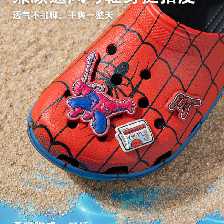Red Spider-Man Style Sandals,  - Men Shoes Models review and price