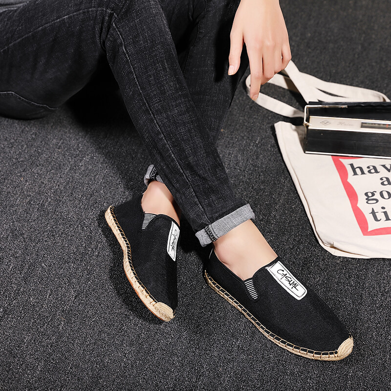 Linen Male Casual Shoes Loafer - Men Shoes Loafers review and price